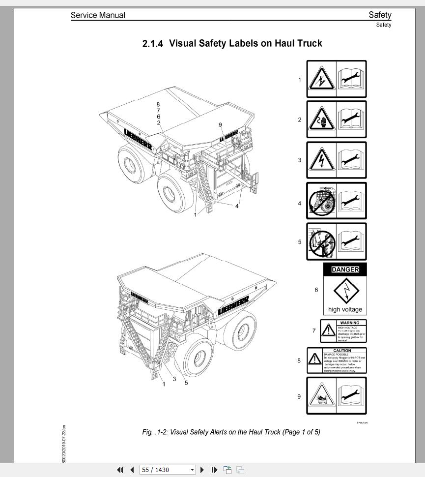 Liebherr Mining Truck Service Manual Updated 042019 Full7