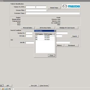 Mazda General EPC 112019 Spare Parts Catalog 1