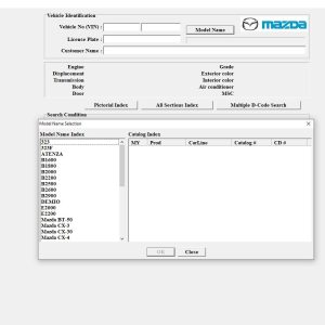 Mazda General EPC 112019 Spare Parts Catalog6 1