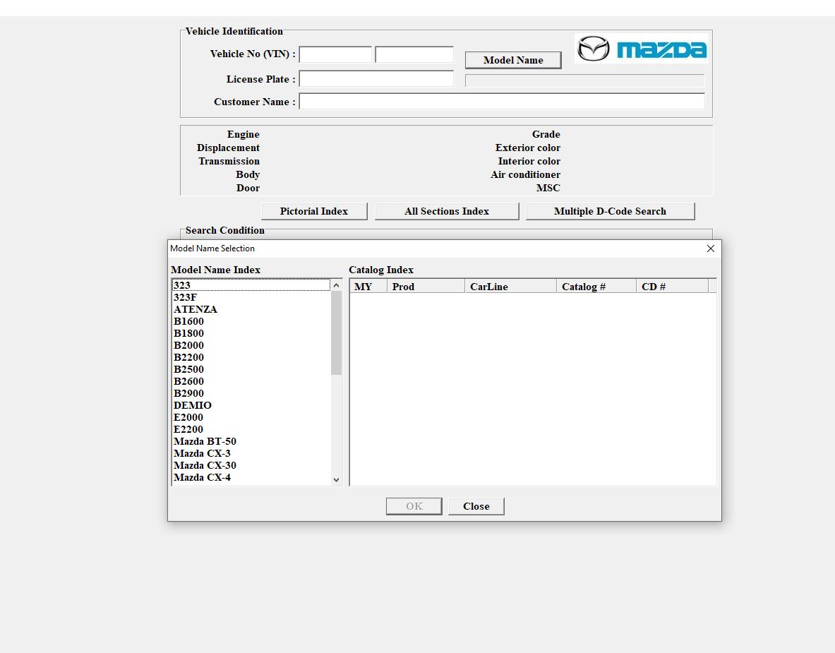 Mazda General EPC 112019 Spare Parts Catalog6 1