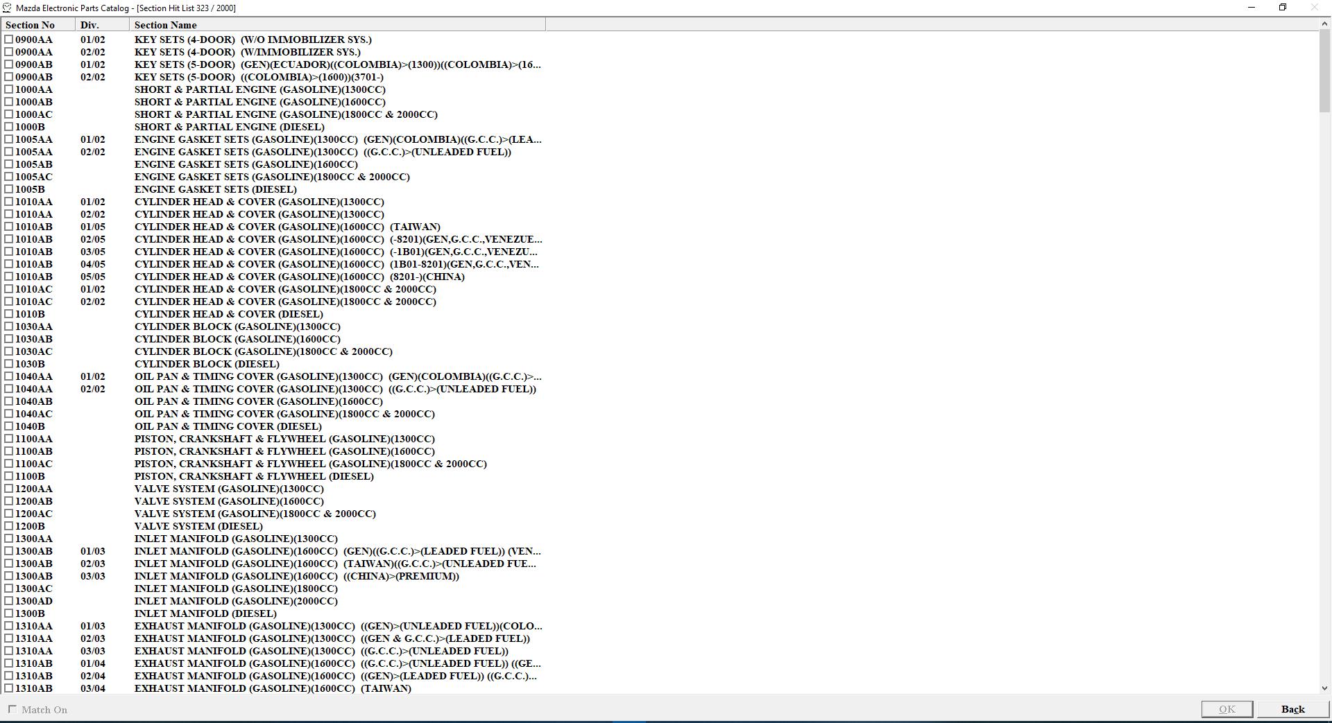 Mazda General EPC 112019 Spare Parts Catalog7 1