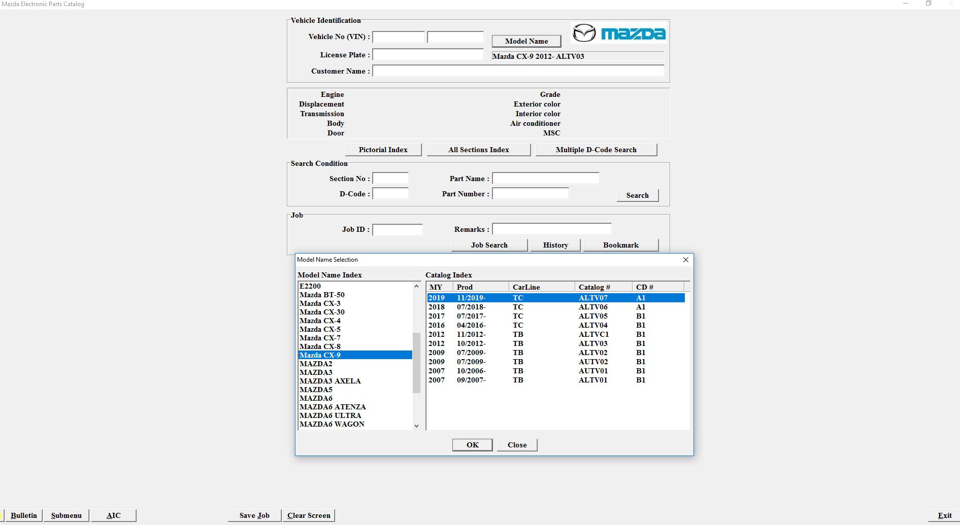 Mazda General EPC 112019 Spare Parts CatalogOq6xS