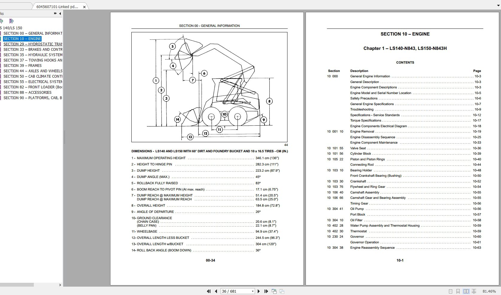 New Holland LS140LS150 Workshop Manual6045607101 2