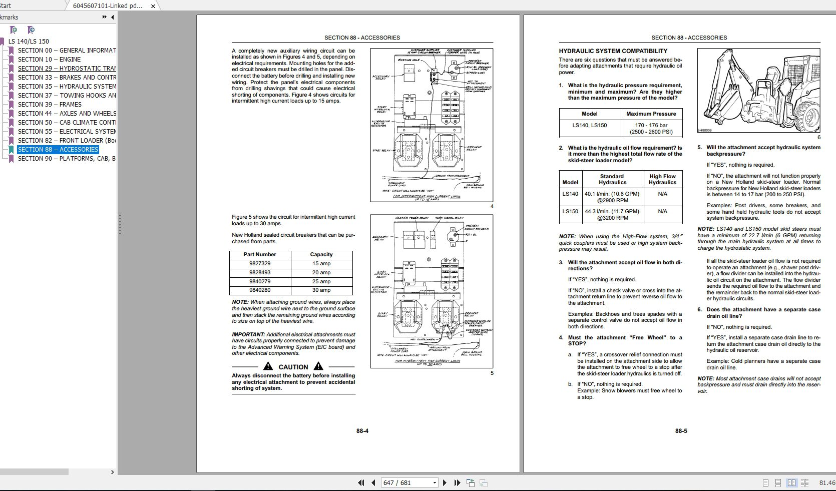 New Holland LS140LS150 Workshop Manual6045607101 4