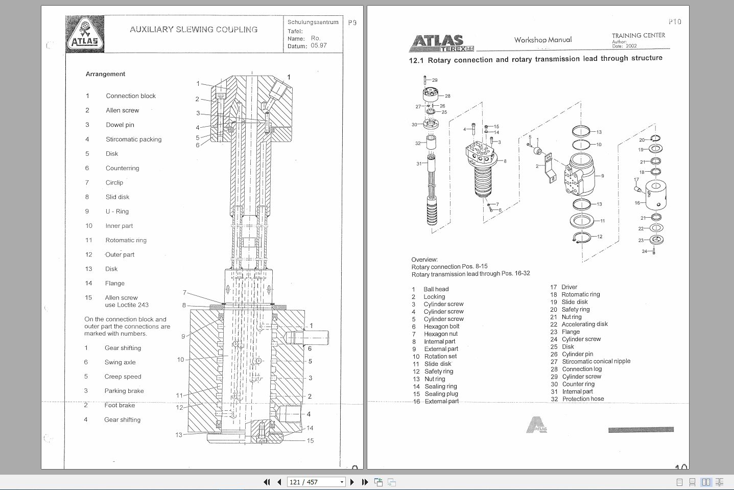 TEREX Atlas 1704 1804 Workshop Manual 3 1
