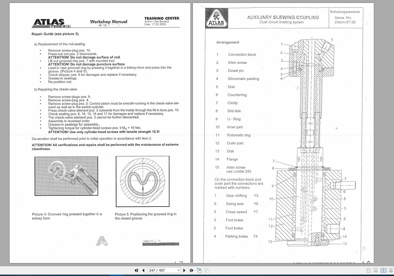 TEREX Atlas 1704 1804 Workshop Manual 4