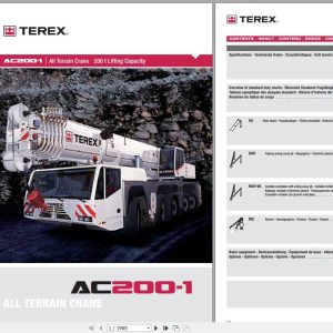 Terex Mobile Crane AC200 1 25 Training Manual 1