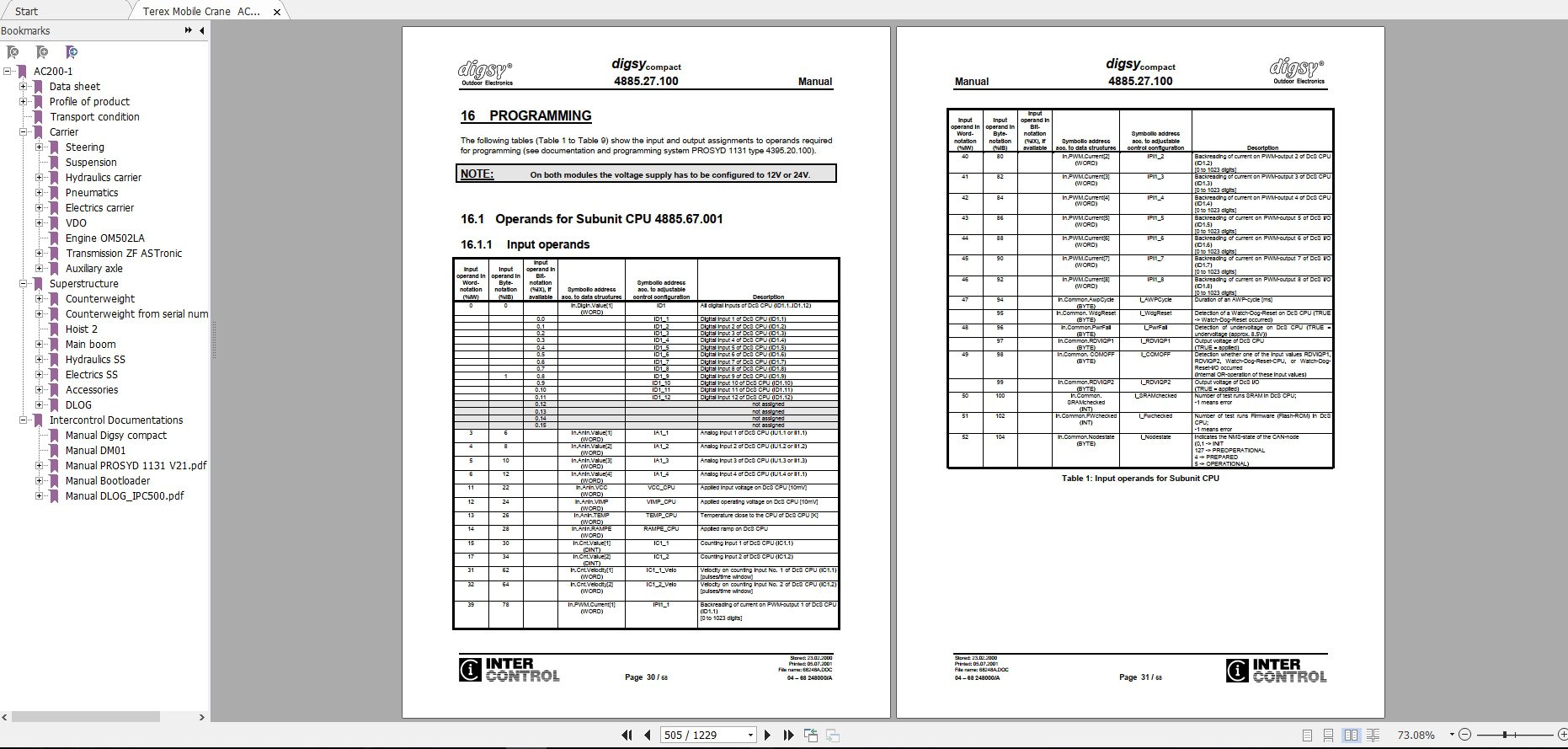 Terex Mobile Crane AC200 1 IntranetVer10 Training Manual 3