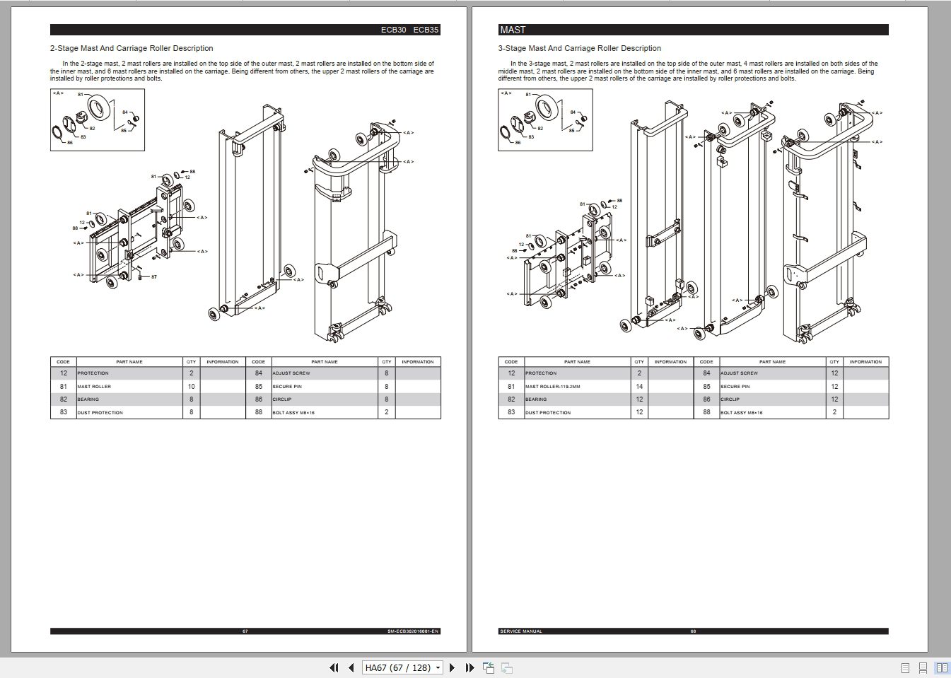 BYD Forklift Service and Part Manual 4 1