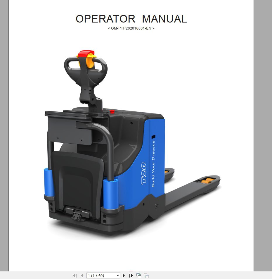 BYD Forklift Service and Part Manual 7 1