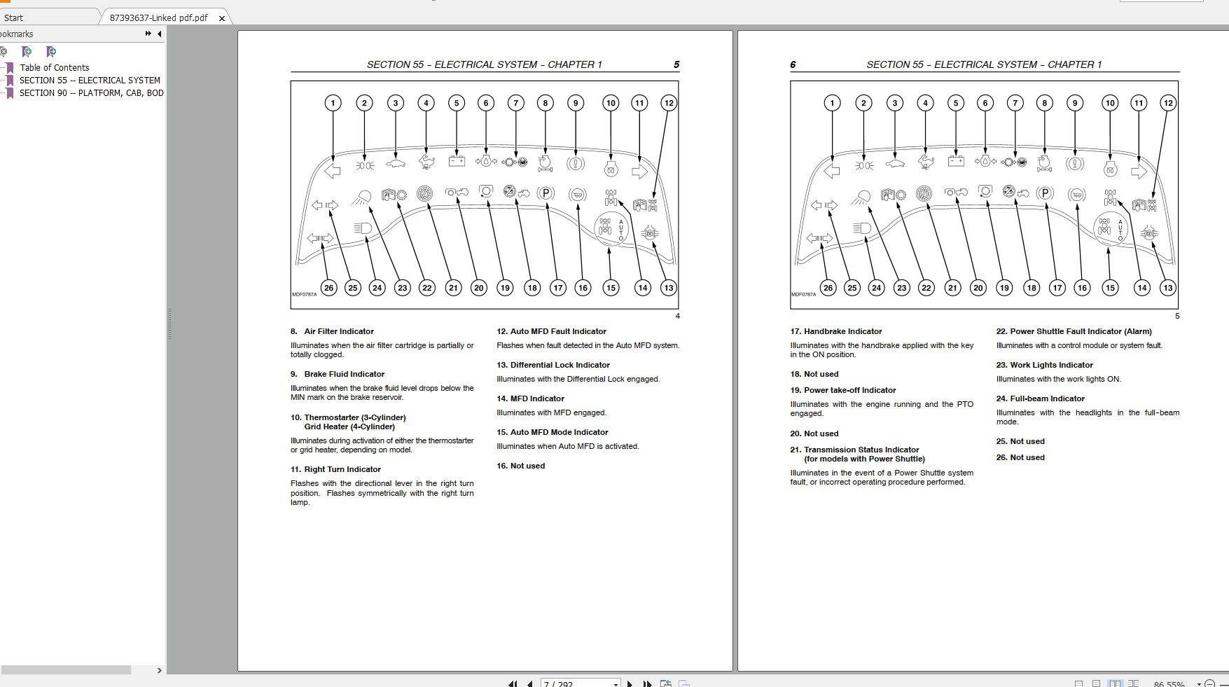 CASE IH JX1060CJX1065CJX1095 Tractors Repair Manual 4