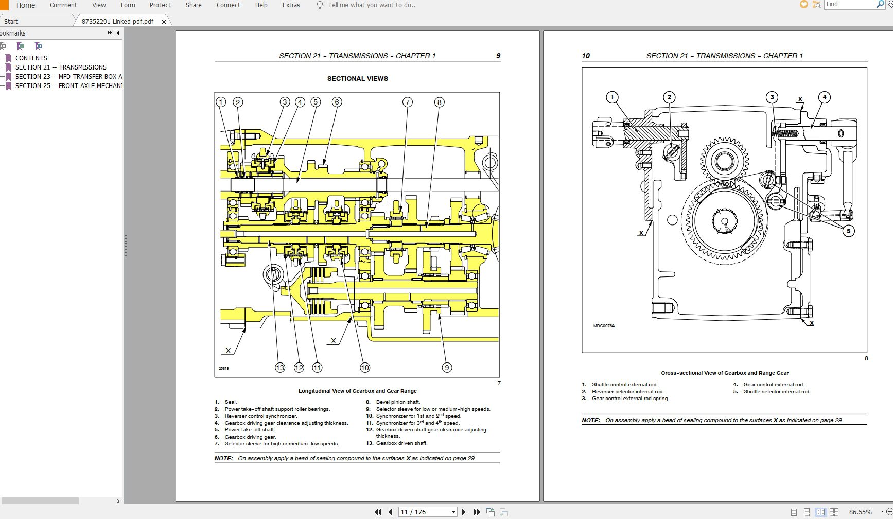 CASE IH JX1075N JX1095N Tractors Repair Manual 2