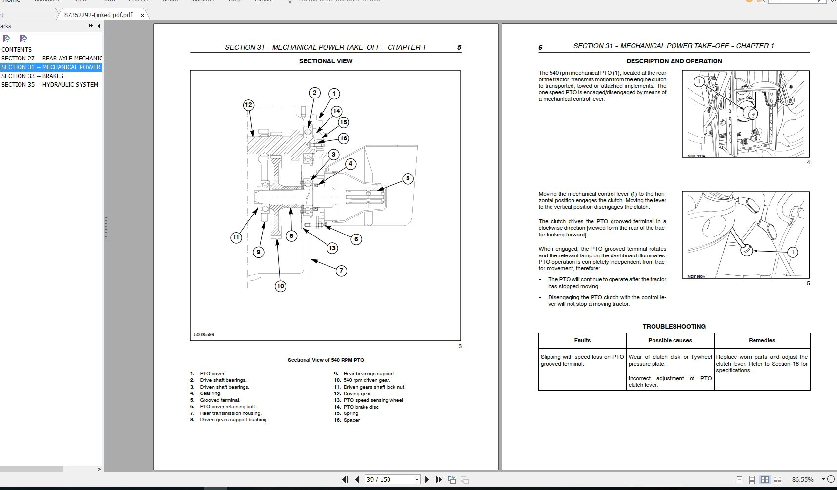 CASE IH JX1075N JX1095N Tractors Repair Manual 3