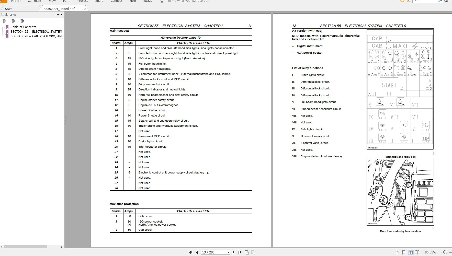 CASE IH JX1075N JX1095N Tractors Repair Manual 4