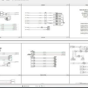 CASE IH MAGNUM 235260290315340 Tractors Electrical Schematics47516259 4 5