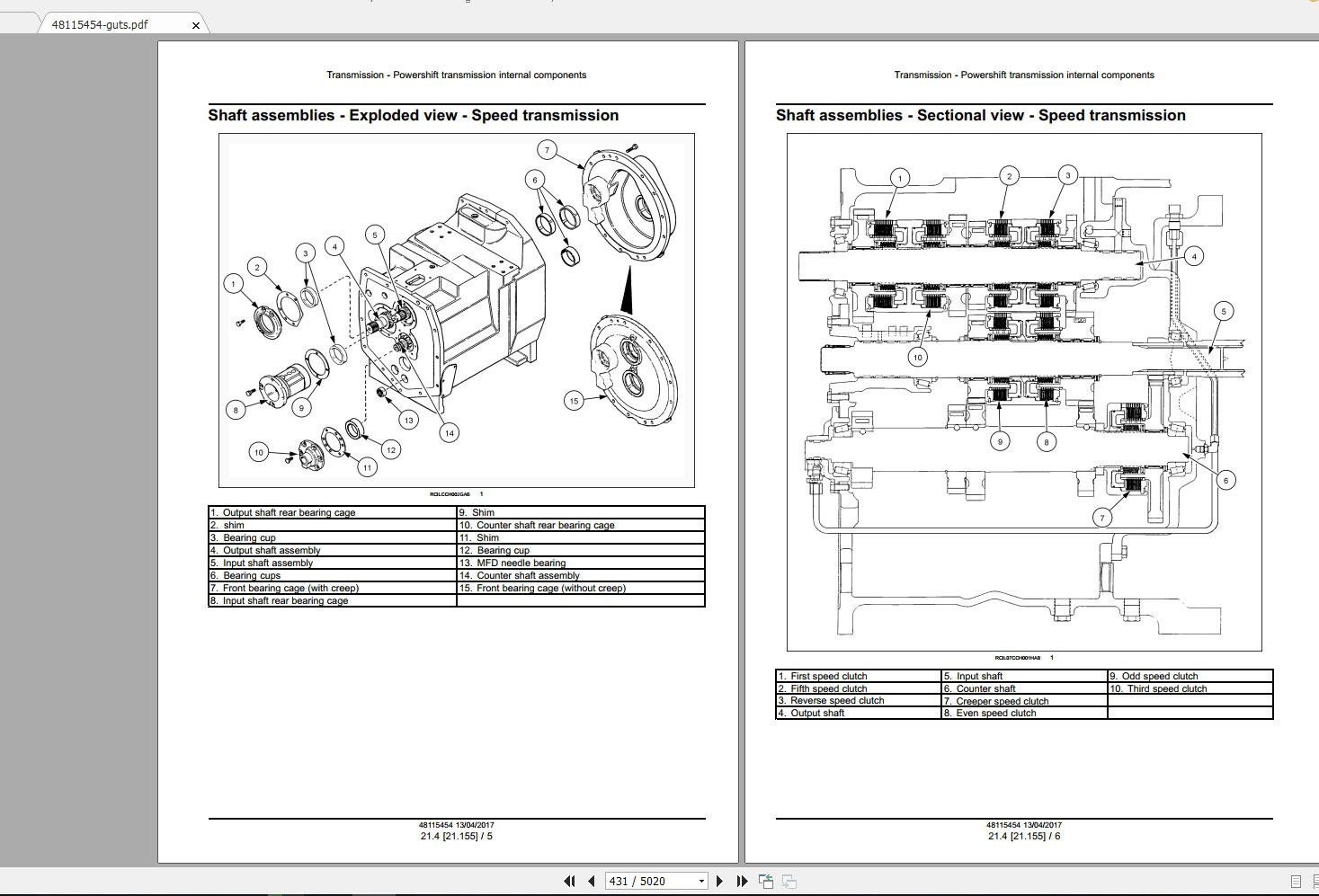 CASE IH MAGNUM 250280310340 Rowtrac CVTPST Tier 4B ZGRF05001 Service Manual 3