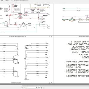 CASE IH Series SteigerQuadtracRowtrac 350400450550600 Electrical Schematic84416537 1