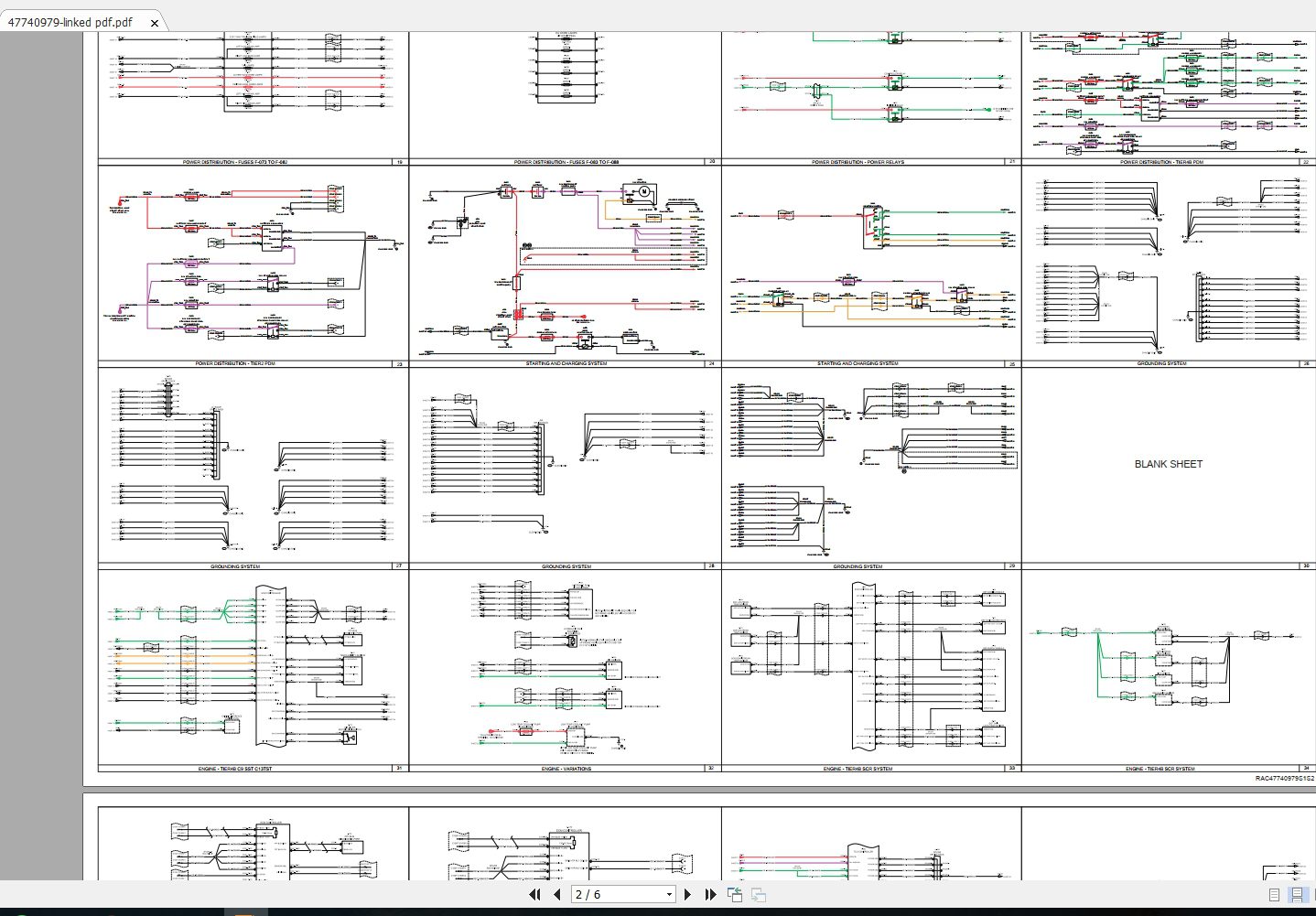 CASE IH Series SteigerQuadtracRowtrac 370420470500540580620 Electrical Schematic 2