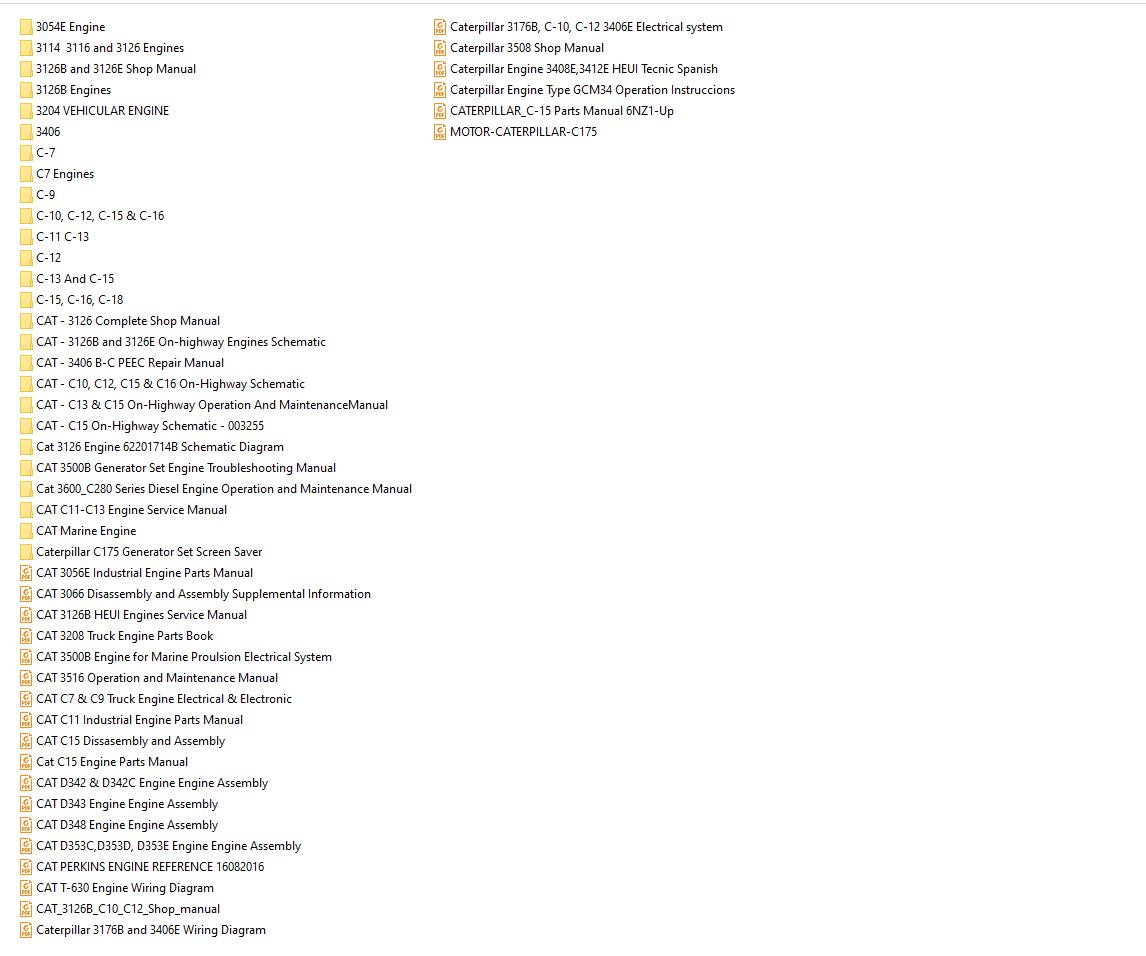 CAT Engines Manual DVD PDF1