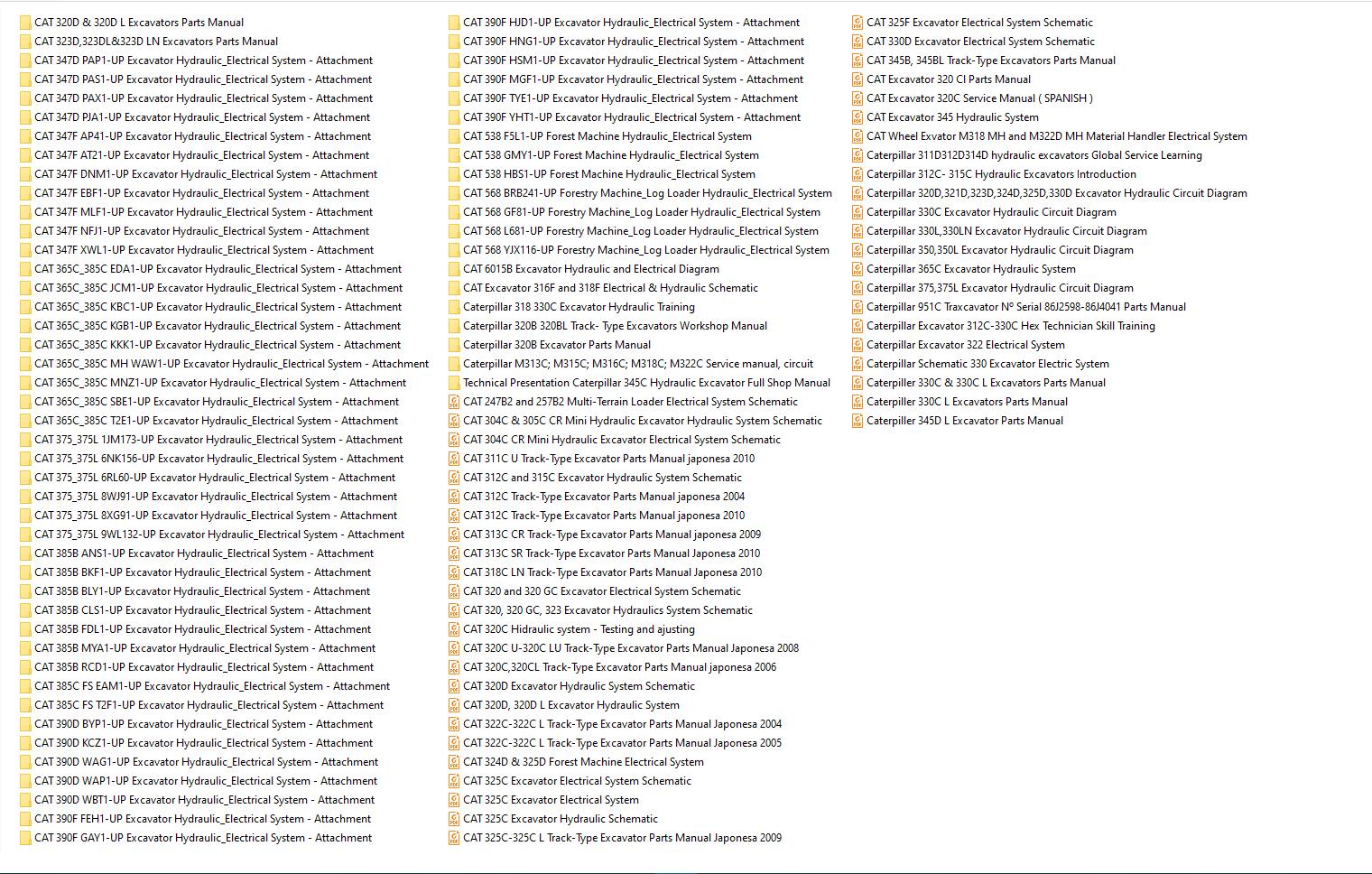CAT Excavator Manual Diagram CD PDF1