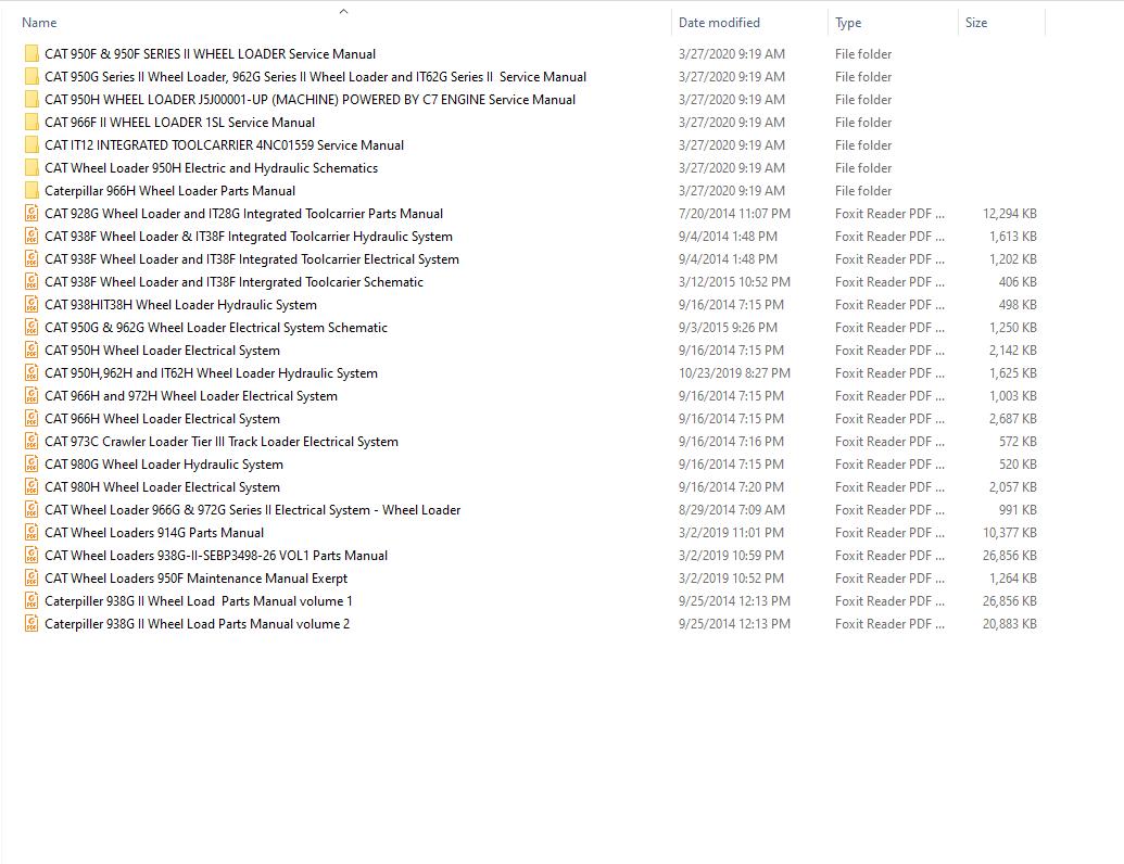 CAT WHEEL LOADER Manual Diagram CD PDF1