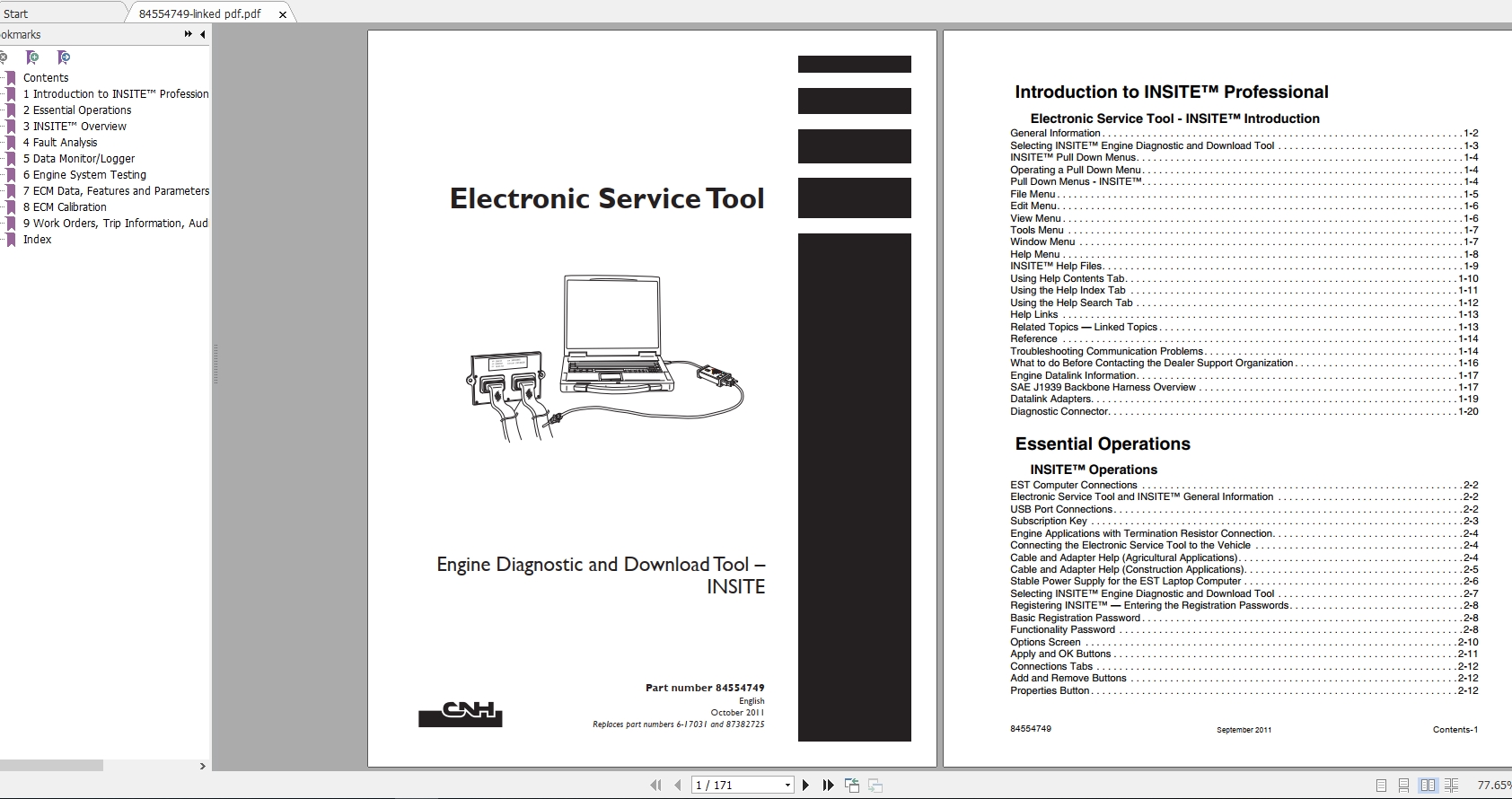 Case CNH Electronic Service Tool Insite84554749 1