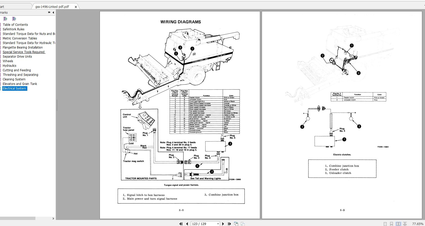 Case IH 1482 Combine Service ManualGSS 1496 3