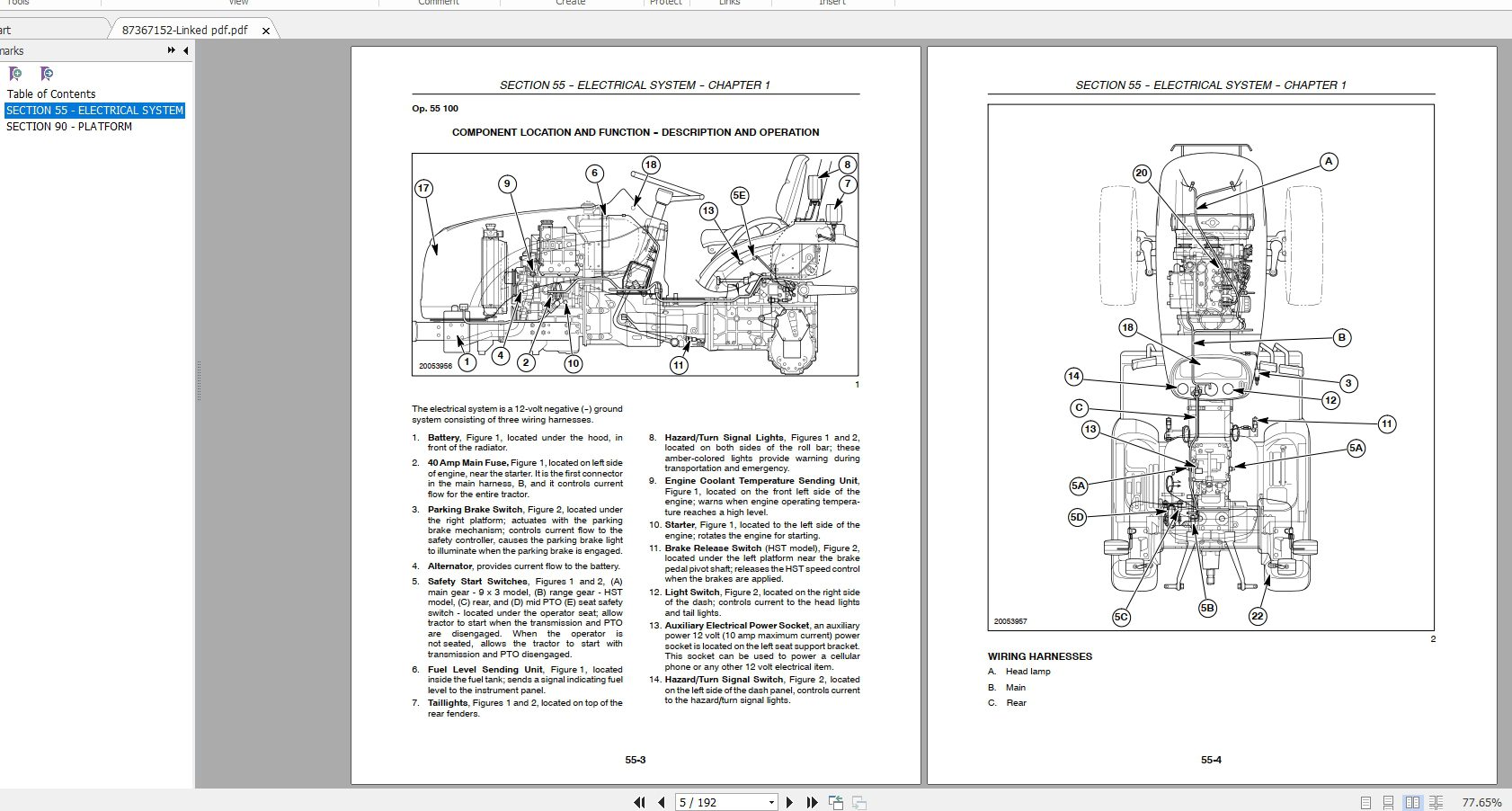 Case IH DX23 DX26 Tractors Repair Manual 3