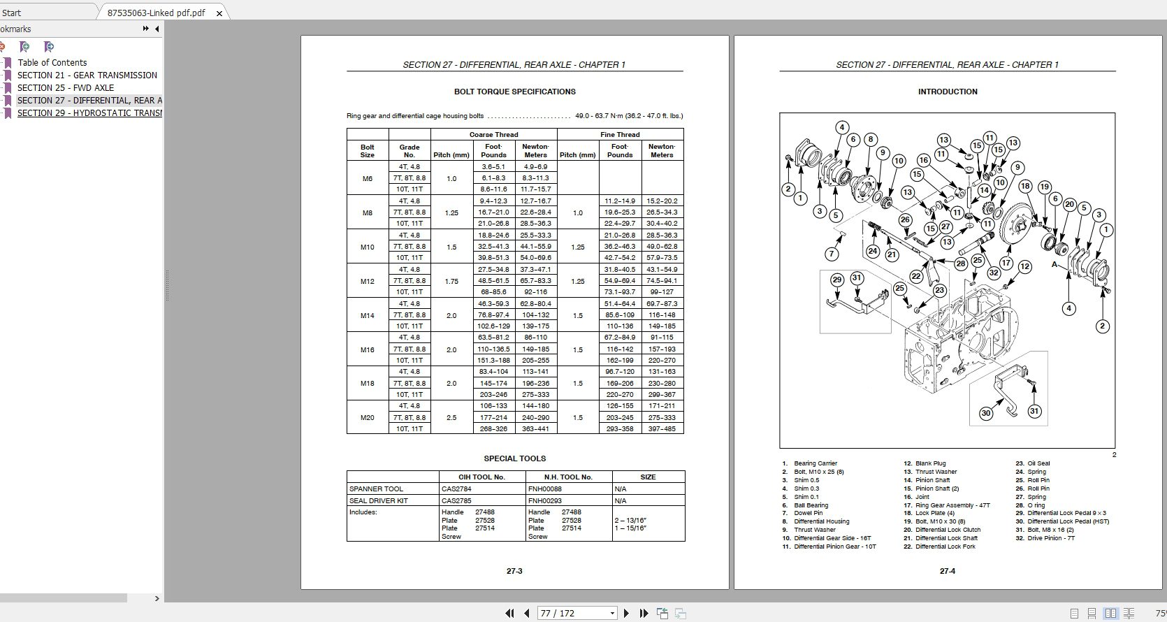 Case IH DX31 DX31 Tractors Repair Manual 2