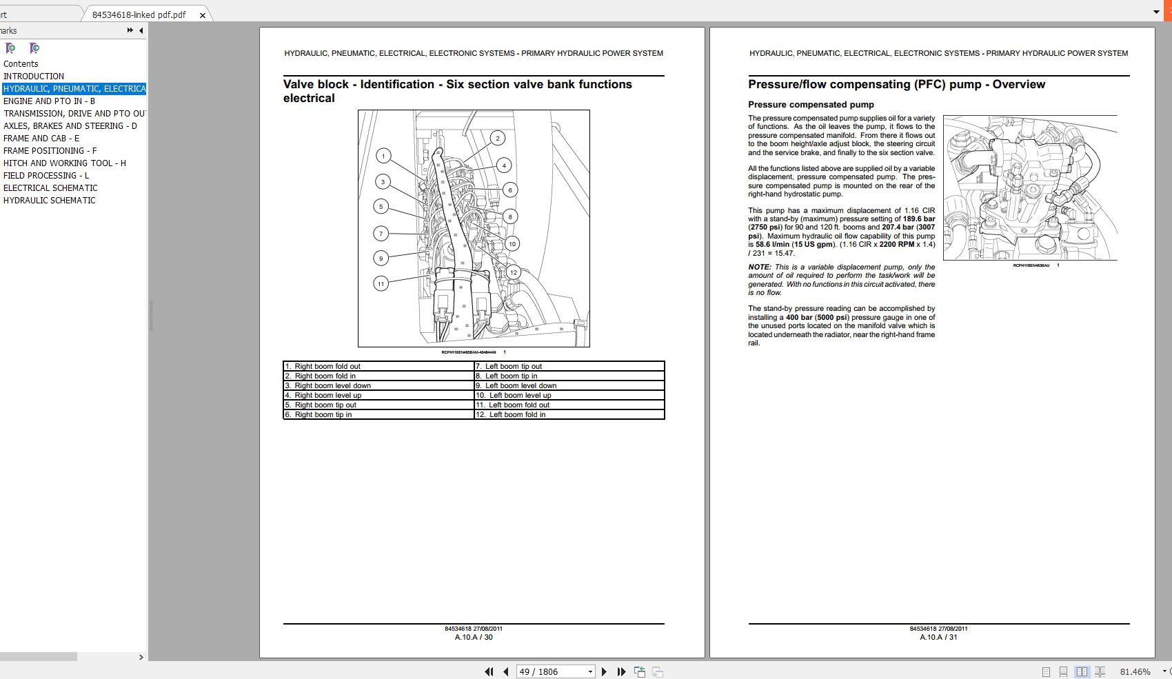Case IH Patriot 4430 Spayer Service Manual84534618 2