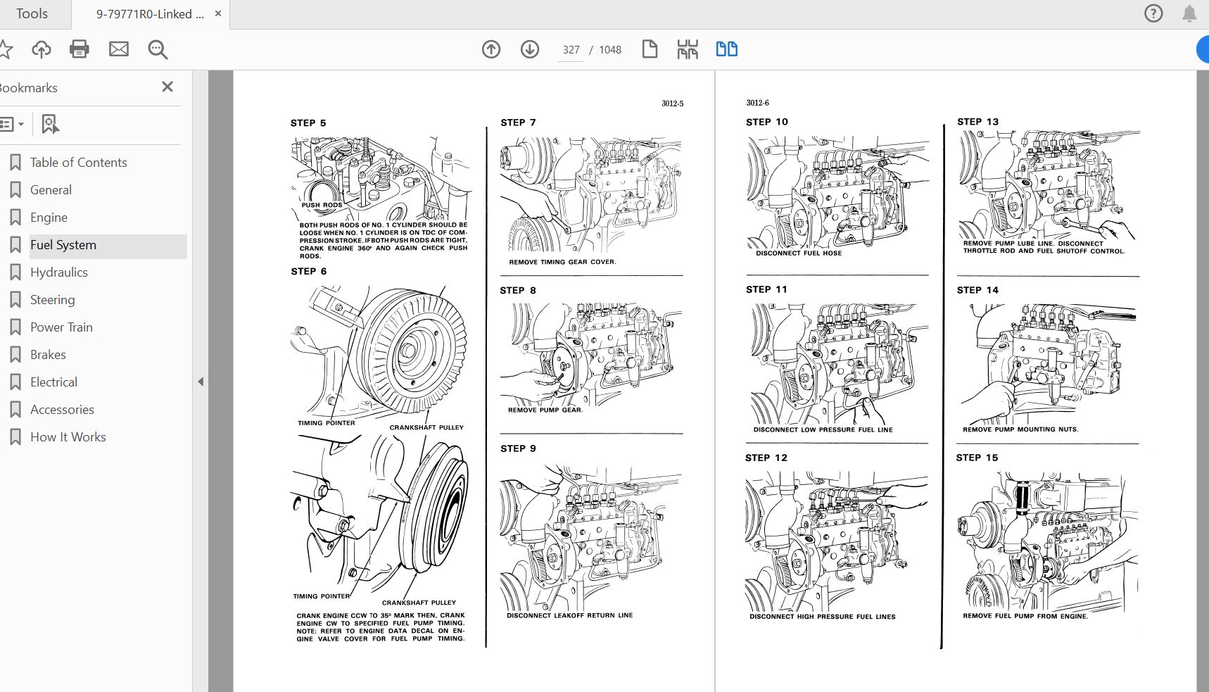 Case IH Tractor 109011701175 COMPLETE Service Manual9 79771R0 2