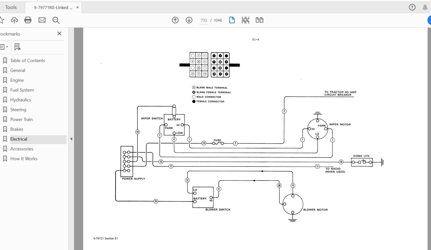 Case IH Tractor 109011701175 COMPLETE Service Manual9 79771R0 3