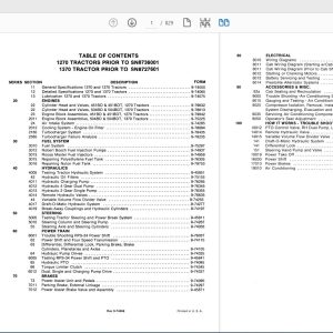 Case IH Tractor 1270 1370 Service Manual9 74145R0 1