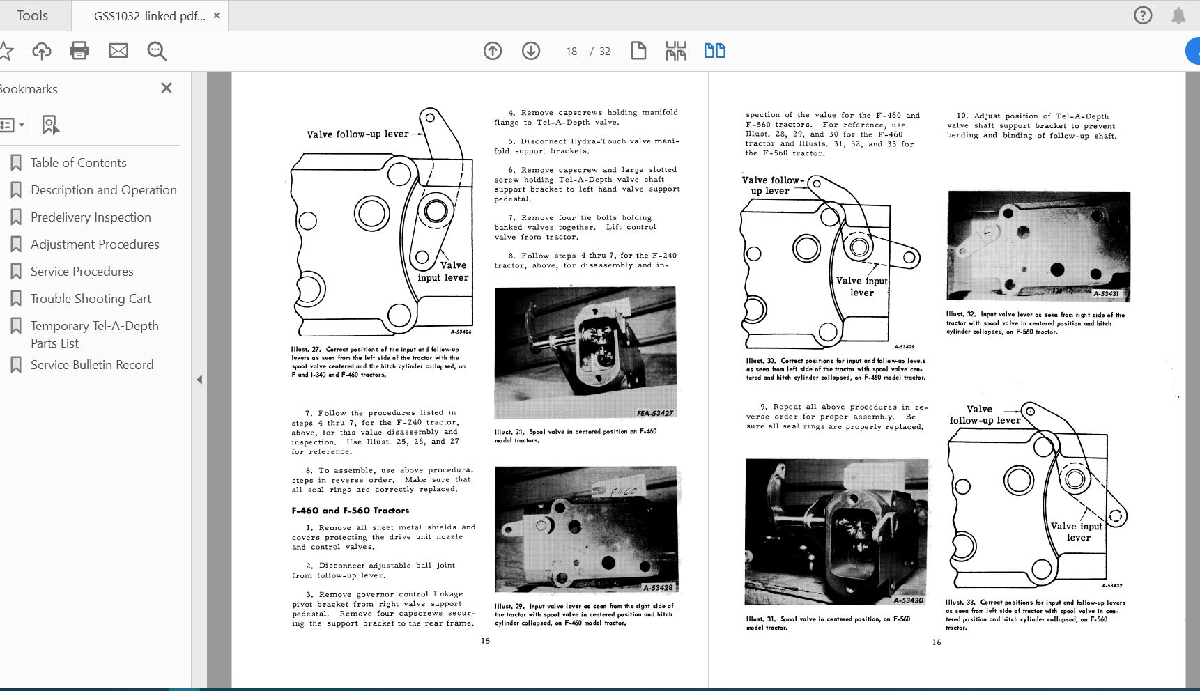 Case IH Tractor 240340460560 Service ManualGSS 1032 2