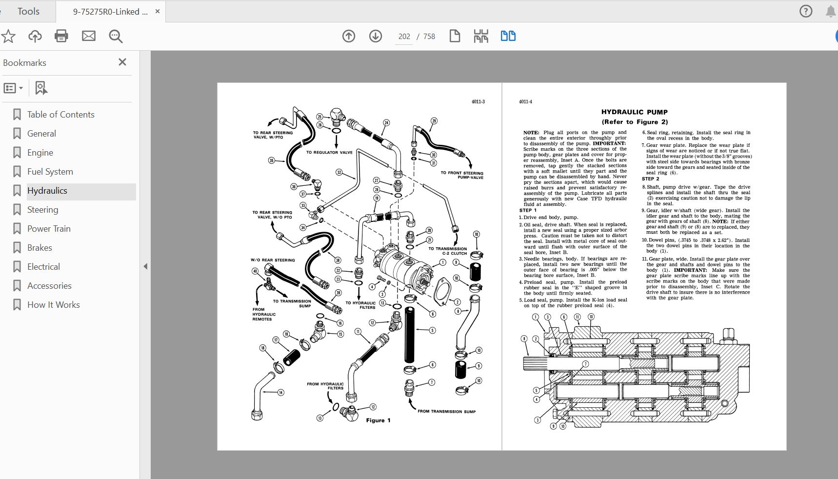 Case IH Tractor 2470 COMPLETE Service Manual9 75275R0 2