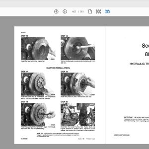 Case IH Tractor 265 COMPLETE Service Manual8 94590R0 3