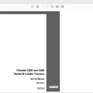 Case IH Tractor 32003300 Series B Compact Ldr Service ManualGSS14561 1