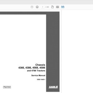 Case IH Tractor 43664386456845864786 Service ManualGSS14451 1