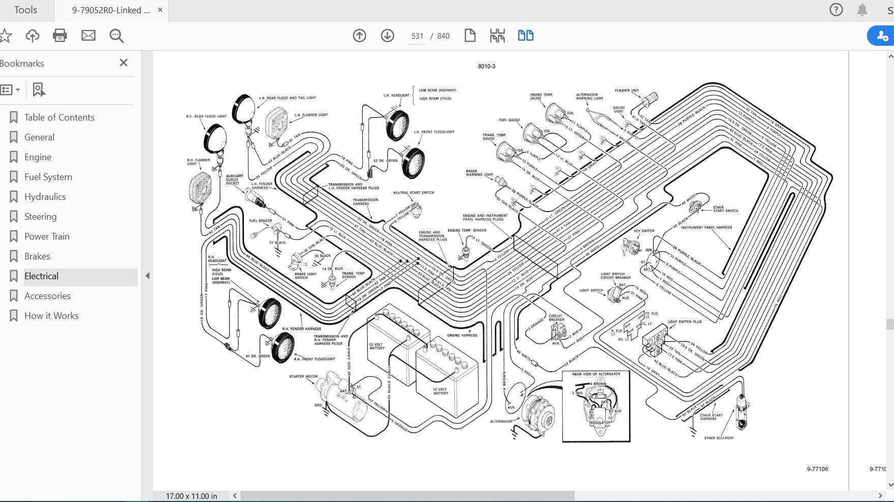 Case IH Tractor 770 870 Service Manual9 79052R0 3