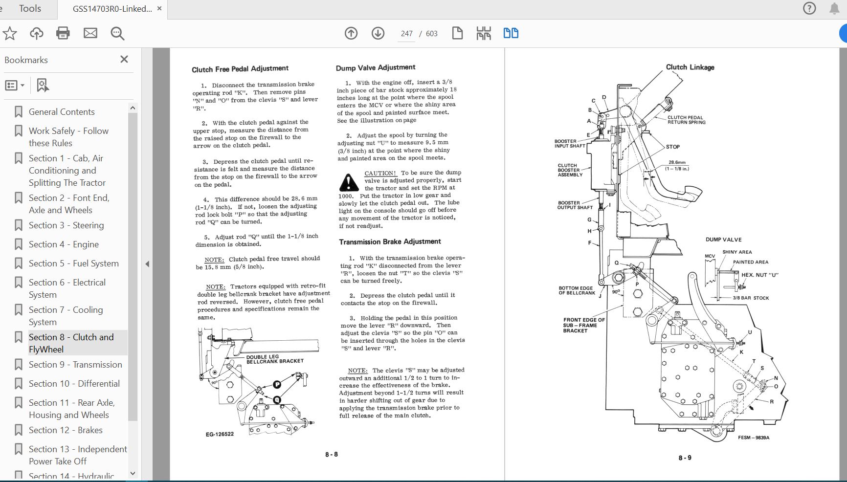 Case IH Tractor 786886986108614861586 Chassis Service ManualGSS14703 2