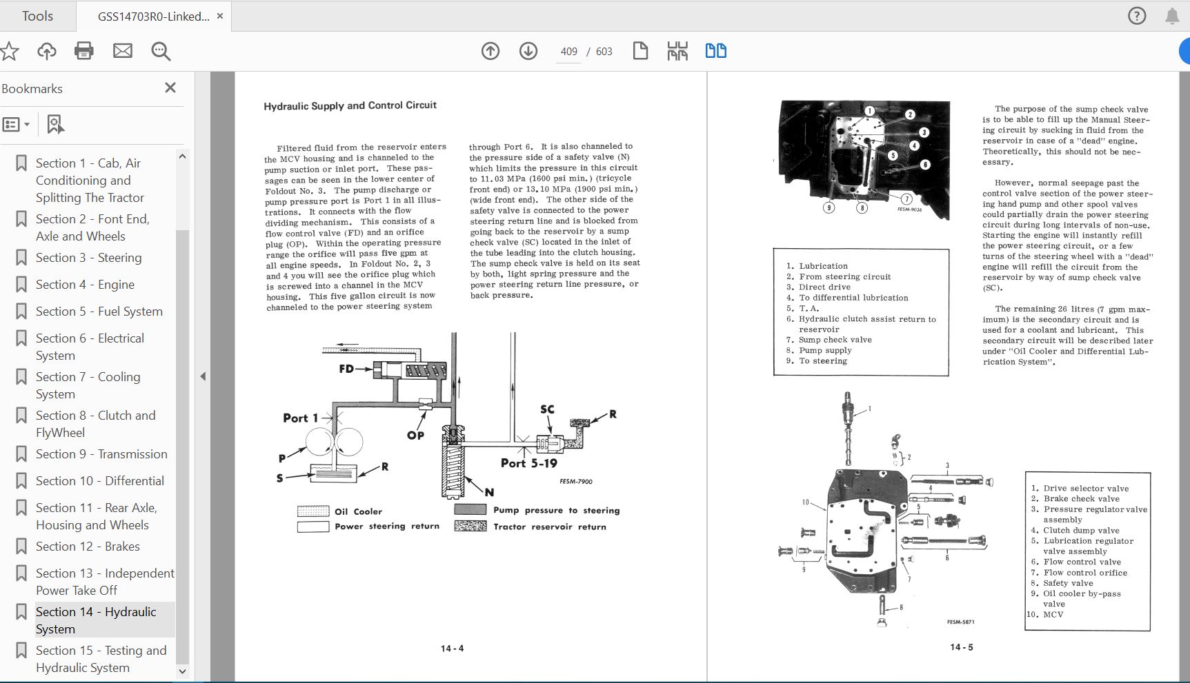 Case IH Tractor 786886986108614861586 Chassis Service ManualGSS14703 3