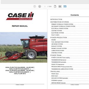 Case IH Tractor AF7010AF8010AF9010 Service Manual87486644 1