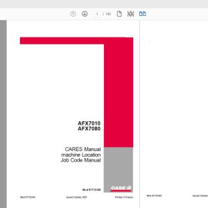 Case IH Tractor AFX7010 7080 Service Manual87735348 1