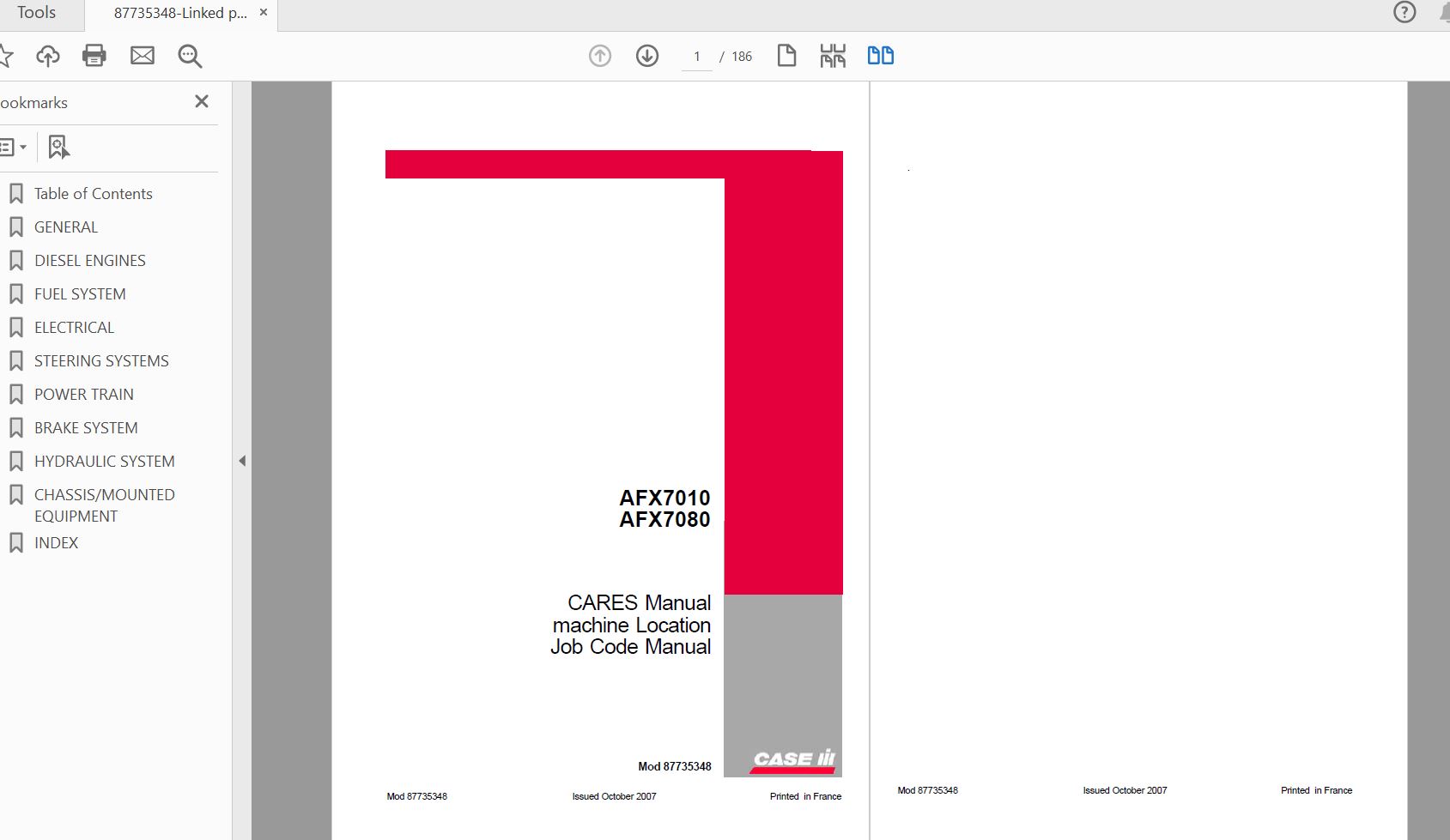 Case IH Tractor AFX7010 7080 Service Manual87735348 1