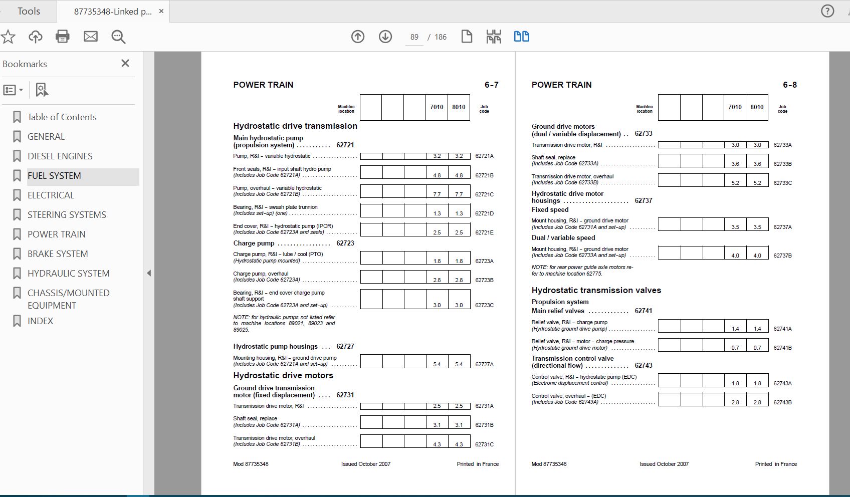 Case IH Tractor AFX7010 7080 Service Manual87735348 2