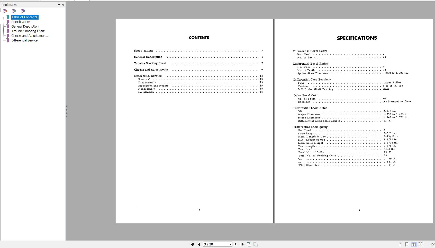 Case IH Tractor Differential B 275 Service ManualGSS1240 2