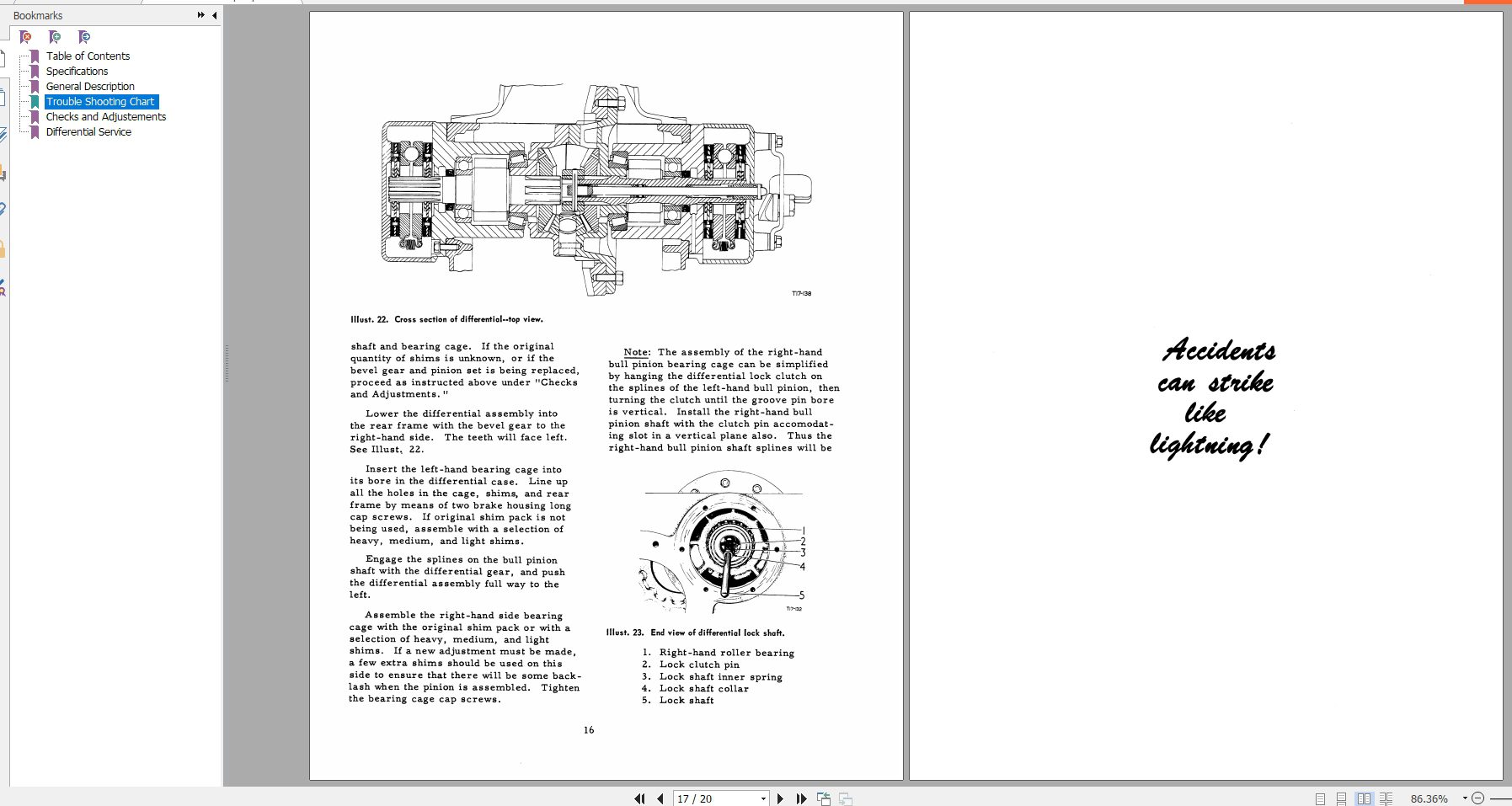 Case IH Tractor Differential B 275 Service ManualGSS1240 3
