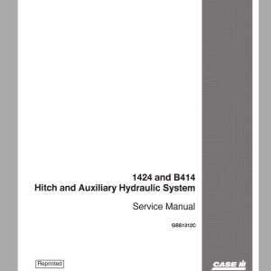 Case IH Tractor I424B414 Series Service ManualGSS1312C 1