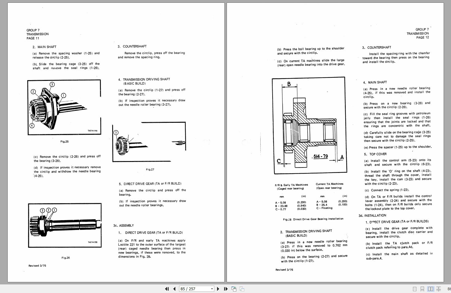 Case IH Tractor IH 45447447557467424002500 Service ManualSM37C 3
