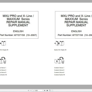 Case IH Tractor MAXXUM Series Repair Manual87727153 1